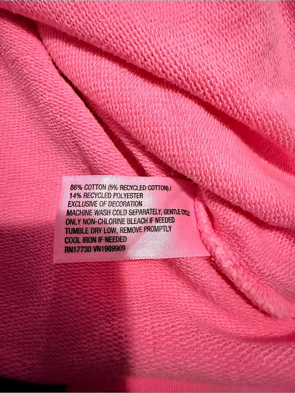 Joy Lab Cropped Fit Off the Shoulder Cropped Pink Pullover NWT - Picture 3 of 4
